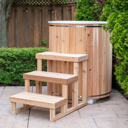 Baltic Cold Plunge Tub - Canadian Timber Cedar Ice Bath by Leisurecraft