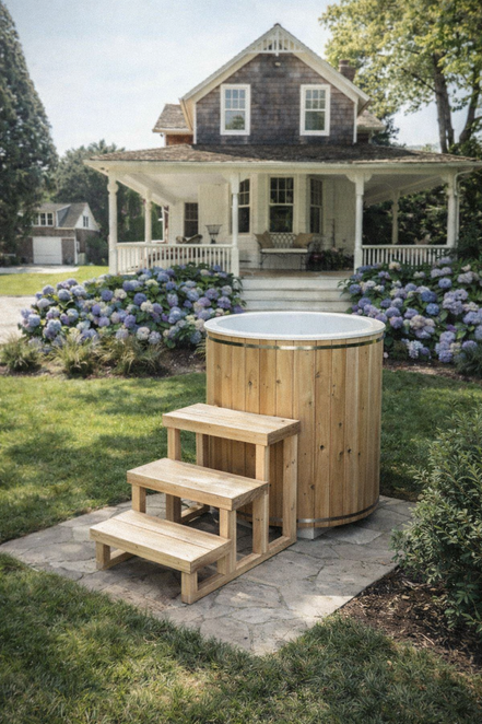 Baltic Cold Plunge Tub - Canadian Timber Cedar Ice Bath by Leisurecraft