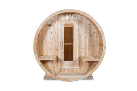 Canadian Timber Serenity Barrel Sauna by LeisureCraft