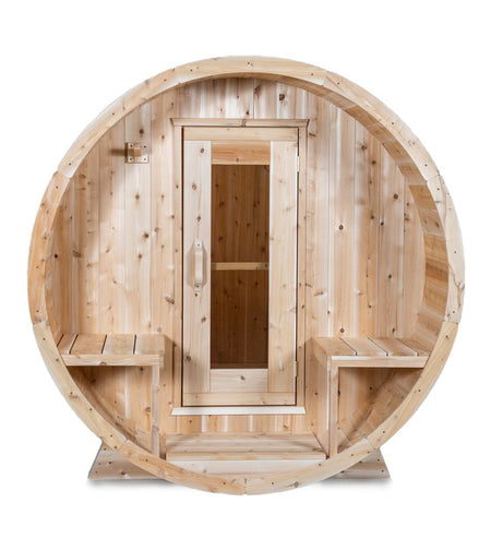 Canadian Timber Serenity Barrel Sauna by LeisureCraft
