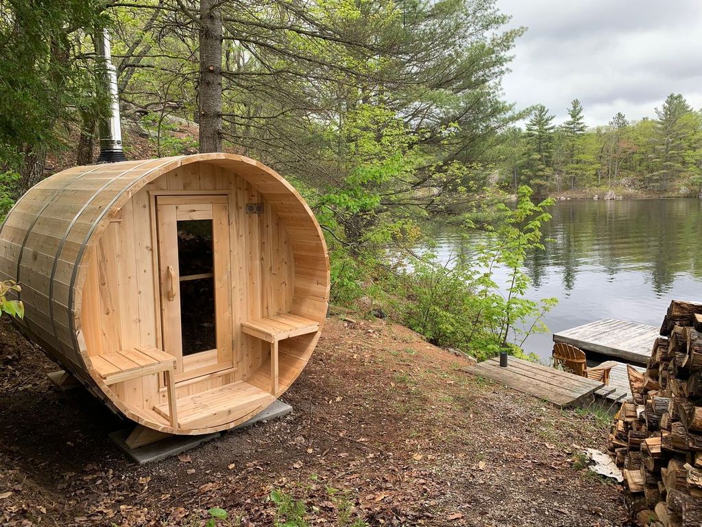 Canadian Timber Serenity Barrel Sauna by LeisureCraft