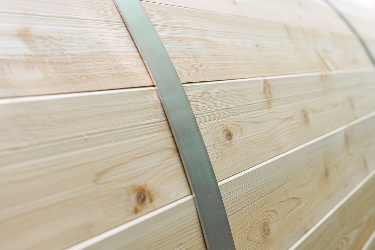 Canadian Timber Tranquility Barrel Sauna by LeisureCraft