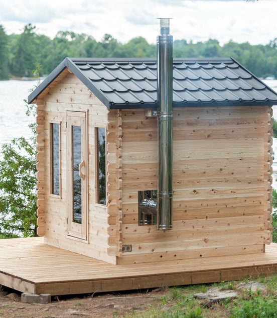 Georgian Cabin Sauna Canadian Timber by LeisureCraft