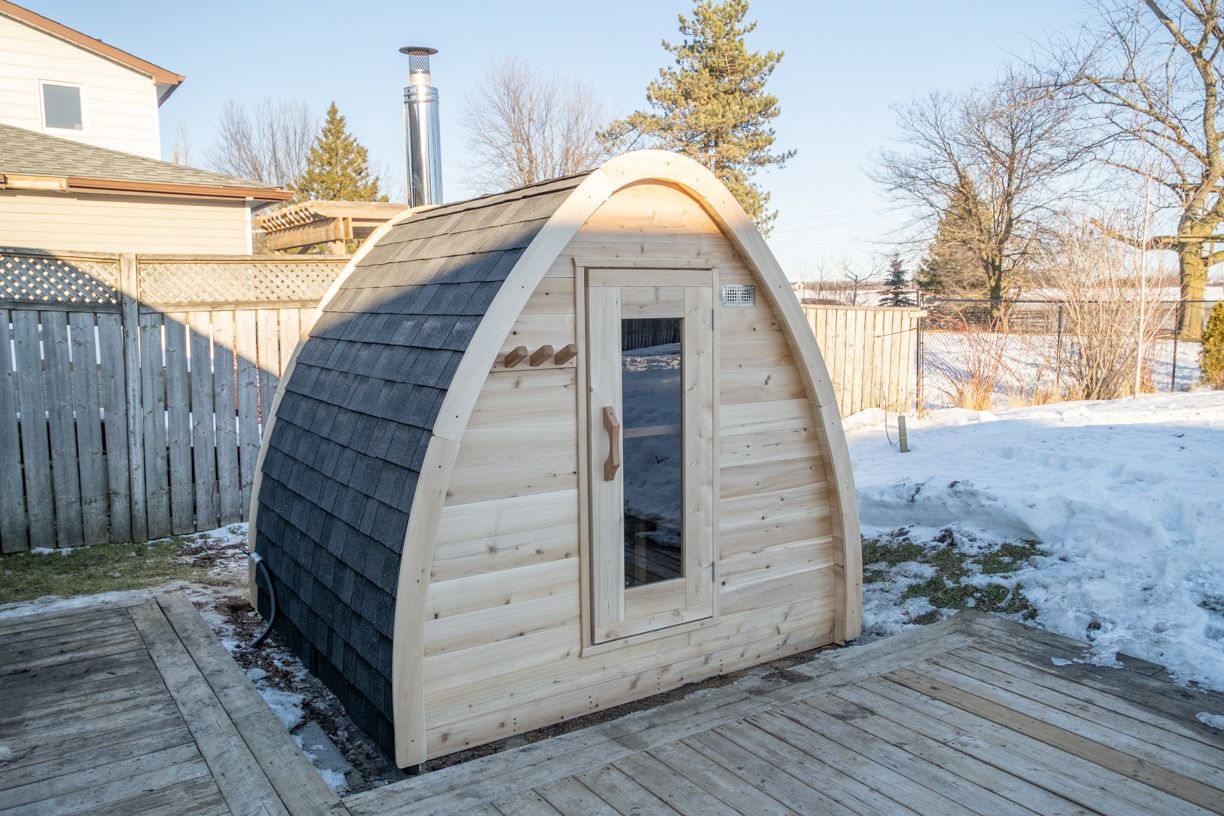 MiniPOD Sauna Canadian Timber by Leisurecraft