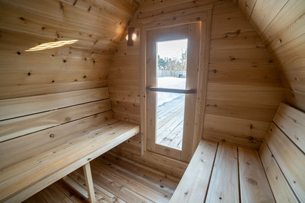MiniPOD Sauna Canadian Timber by Leisurecraft