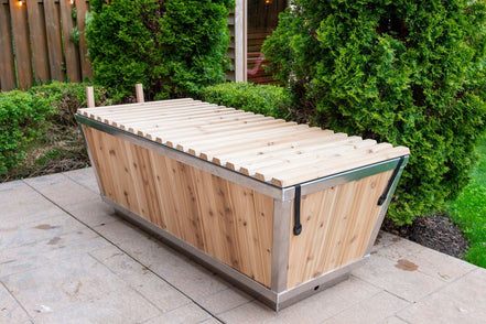Polar Plunge Tub Canadian Timber by LeisureCraft